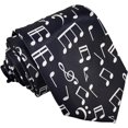 thumbnail image 2 of Musical Notes Seamless Pattern Men Novelty Neckties Dog Seamless Pattern Fashion Neck Tie, 2 of 6