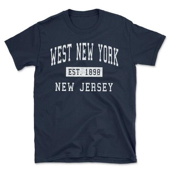 West New York New Jersey Classic Established Men's Cotton T-Shirt
