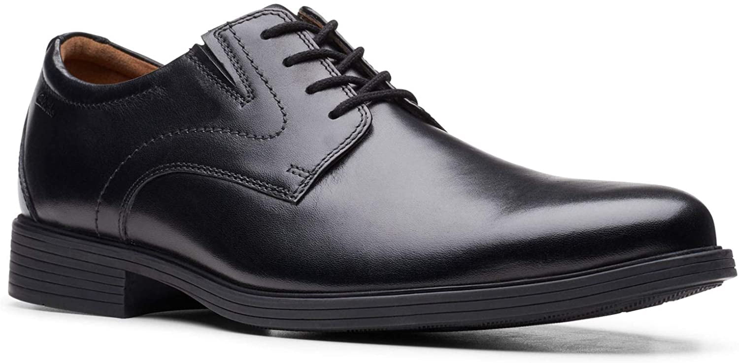 Clarks Mens Tilden Walk Oxford Black Size 10.5Wide Men main image 2