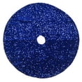 thumbnail image 4 of Falda de árbol de Navidad Amidaky con lentejuelas azules con purpurina, 90 cm, 4 of 6