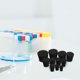 thumbnail image 4 of OULII 11Ud Tapones Negros De Goma Sólidos Para Laboratorio Alta Resistencia Y, 4 of 8