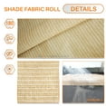 thumbnail image 2 of TANG Sunshades Depot 8'x282' Shade Cloth 180 GSM HDPE Beige Fabric Roll Up to 95% Blockage UV Resistant Mesh Net For Outdoor Backyard Garden Plant Barn Greenhouse, 2 of 5