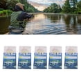 thumbnail image 4 of Luminous Lure String Hooks, Atrractive 5 Hooks Luminous Feather Fishing Bait Rigs Carbon Steel  For Saltwater 2, 4 of 8