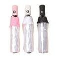 thumbnail image 2 of Namzi Clear Transparent Folding Auto Open Auto Close Umbrella Rainy（rainbow）, 2 of 2
