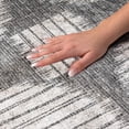 thumbnail image 3 of Addison Rugs Dream Shag Premium Machine Washable Transitional Geo, Circles Gray Round Rug, 8' x 8', 3 of 8