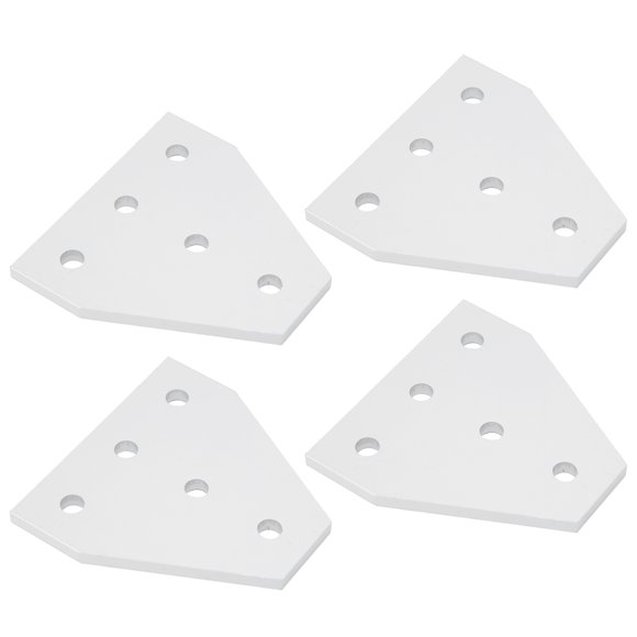 Repair Mending Plates, Convenient Durable T Shape Joining Plate Aluminium Alloy for 3D Printer for CNC Router 2020T,3030T,4040T