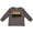 Charcoal, variant on Buffalo New York Skyline Retro Boys or Girls Long Sleeve Toddler T-Shirt