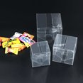 thumbnail image 3 of Cajas de regalo de PVC transparente cuadradas para dulces, chocolates, joyas, embalaje para bodas y Navidad, 30 o 50 unidades, 3 of 5