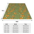 thumbnail image 3 of Sikiie Squirrel And Nuts Ultra-Soft Micro flannel Blanket Luxury All Seasons Warm Blanket for Bedding Sofa and Travel (4 sizes)-80"x60", 3 of 7