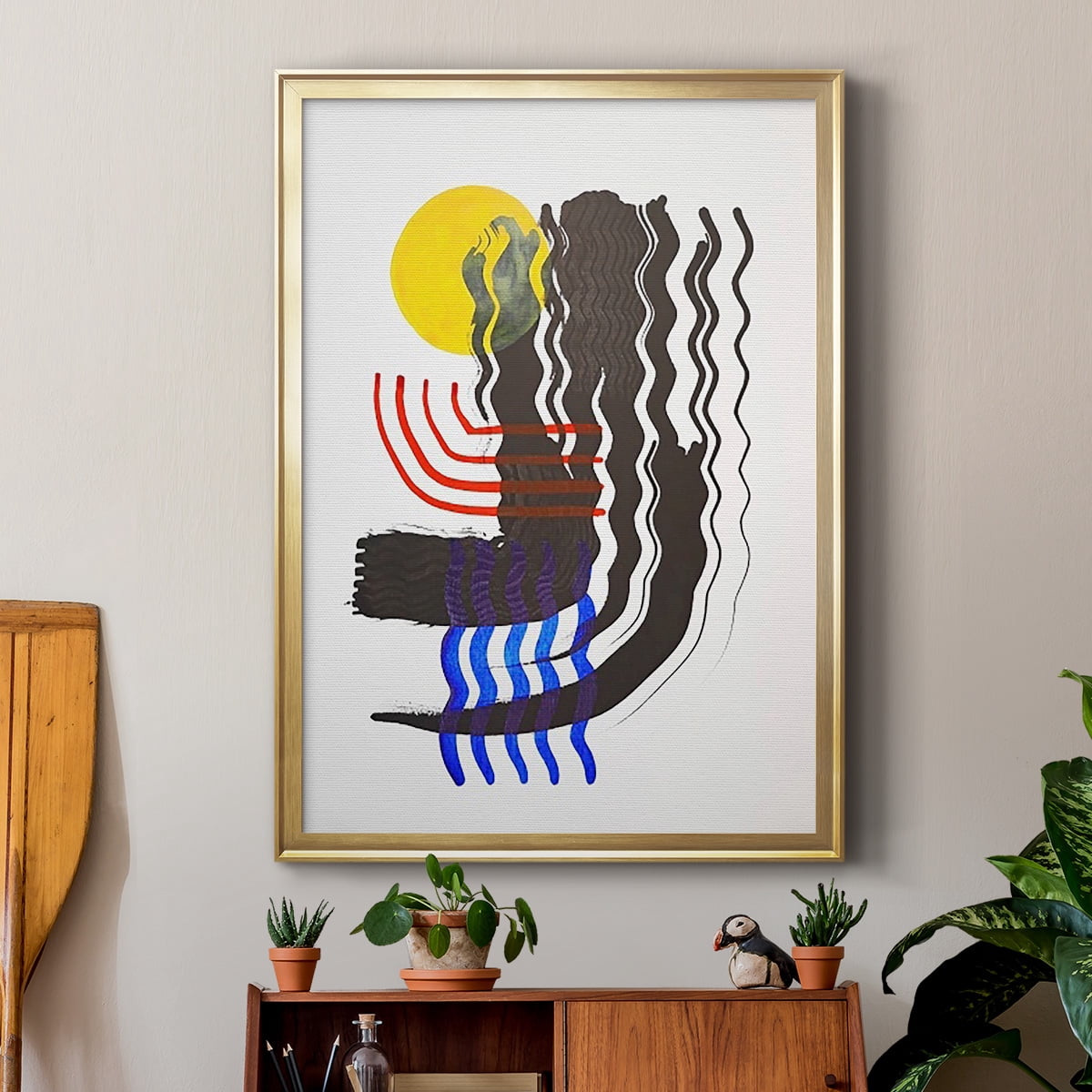 Shifting II Premium Framed Print, in Gold, Black, or Silver - Ready to Hang