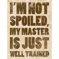 thumbnail image 3 of Grey, Jace 12x14 Black Modern Framed Museum Art Print Titled - Well Trained, 3 of 5