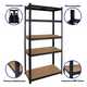 thumbnail image 5 of Estante Anaquel Ajustable 5 Niveles Closmagic tablero de MDF Negro Galvanizado ESTA-NE, 5 of 6