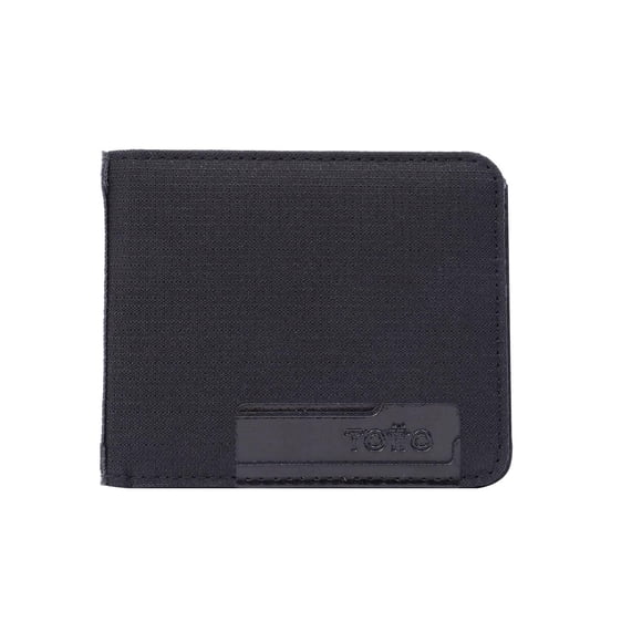 TOTTO Cartera de Hombre con RFID BLOCKER y Bolsillo para Monedas FALANGERO negro CH