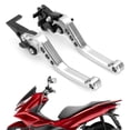 thumbnail image 1 of Brake Clutch Levers For HONDA PCX 125 Silver, 1 of 5