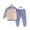D, variant on Infant Girls Thermal Underwear Set Long John Cartoon Thermal Underwear Set 2PCS Ultra Soft Fleece Lined Base Layer