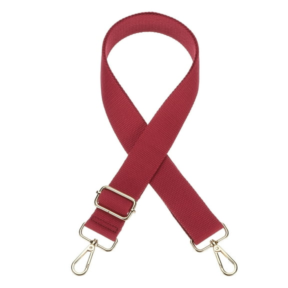 Uxcell Wide Shoulder Purse Strap [1Pcs] - 55 Inch Adjustable Straps Replacement for Handbags Use For Purse & Crossbody Bag & Guitar & Canvas Bag - [Wine Red]