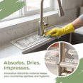 thumbnail image 5 of Unique Bargains Faucet Mat Versatile Kitchen Sink Mat for Home Lotus 15.7*3.9 in, 5 of 7