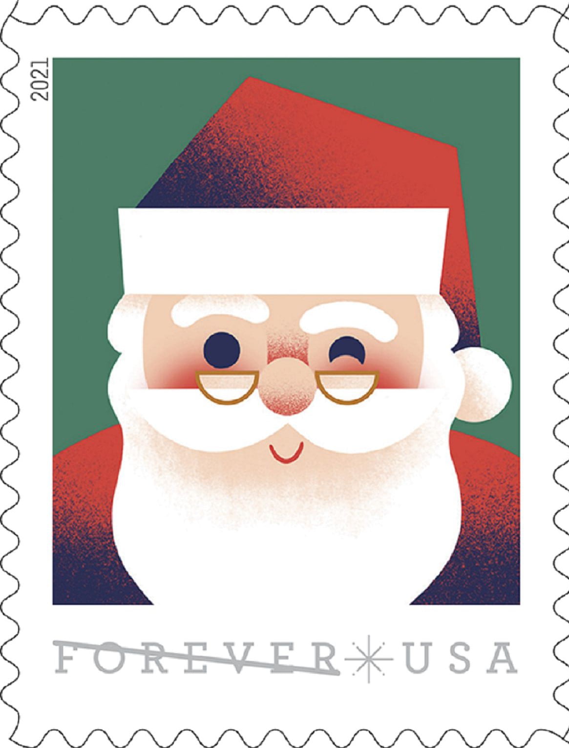 USPS A Visit from St Nick Book of 20 Forever First Class Postage Stamps (5  Booklets (100 Stamps))