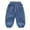 Blue-04, variant on Ugoldhm Toddlers Kids Elastic Waist Cargo Jogger Jeans - Baggy Button Detail Casual Denim Pants