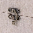 thumbnail image 3 of 25 Pcs Antique Latch Hook Buckle Right Angle Lock Vintage Cupboard Latch Buckle, 3 of 8