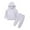 Grey, variant on Boys Girls Active Sweatsuit 2 Piece Long Sleeve Light Blue Pullover Hoodie Sweatshirt and Active Jogger Pants Fall Winter Clothes Boys Active Tracksuit Set4-5 Years Boys Girls Fashion