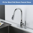 thumbnail image 2 of Wowow 3-Function Kitchen Faucet Spray Head Replacement in Polished Chrome, 2 of 5