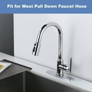 Wowow 3-Function Kitchen Faucet Spray Head Replacement in Polished Chrome