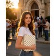 thumbnail image 3 of Soda Candy Handbags for Women Quilted Bible Cover Case Large Bible Bags Organizer Carrying Case for Girls Bible Study Supplies Accessories Christian Gifts for Women, 3 of 7