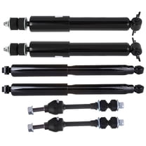 SCITOO Front Rear Shock Absorbers Assembly For Dodge Ram 1500 2002-2008 Sway Bar End Link,4PCS 37206 344385 K7400