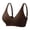 Brown, variant on Yijfswar Seamless Bras for Women No Underwire Push Up Bras Padded Bralette with Adjustable Straps Soft Support Everyday T-Shirt Bras, Size S