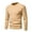 Beige, variant on Fesfesfes Sweater for Men Fall And Winter Sweater Pullover Bottom Knit Color Blocking Men Sweater