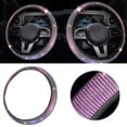 thumbnail image 3 of Uinagy Diamond Car Steering Wheel Cover, 3 of 9