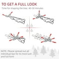 thumbnail image 4 of Demi Bonn 8ft Unlit Artificial Christmas Tree with Realistic Branch Tips for Indoors Holiday Decoration, High-Quality Branches for a Natural Look, Green, 4 of 7