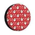 thumbnail image 1 of Fotbe Merry Christmas Santa Claus A Funda de Llanta de Repuesto con Estampado, Engrosada, Ajuste Universal para Jeep, Remolque, RV, SUV, Camión-16 inch, 1 of 6