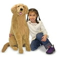 thumbnail image 2 of Melissa & Doug Giant Golden Retriever - Lifelike Stuffed Animal Dog (over 2 feet tall), 2 of 3
