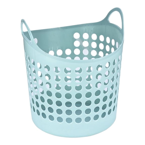 Flexible Dirty Laundry Basket Breathable Cut Out Portable Storage Organizer For Home Bathroom D For Adults