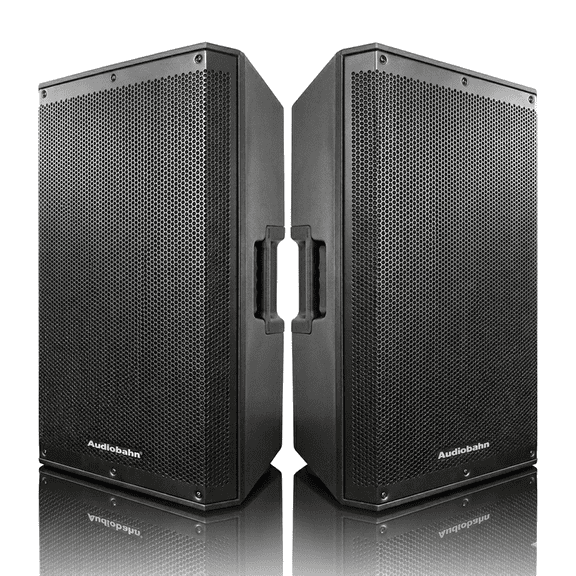 Pack 2 Bocinas Amplificadas 15" 600w RMS Audiobahn ELECTRO15