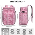 thumbnail image 3 of Travel Cooler Bag - Paisley Pattern Camping Beer Cooler Backpack with Bottle Opener- Waterproof Insulated Picnic Backpacks - Cooler Bag for Beach, 3 of 6