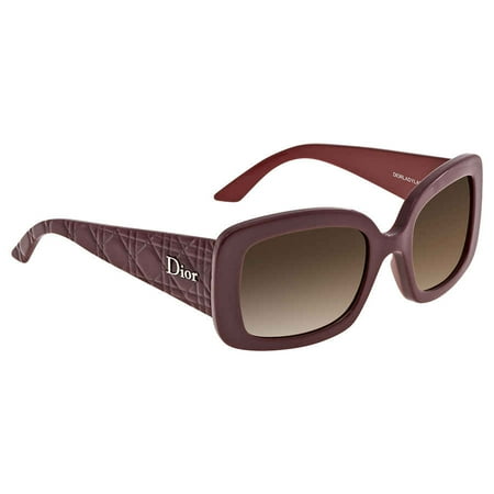Dior Ladylady Brown Gradient Rectangular Ladies Sunglasses DIORLADYLADY2 EL753CC 53
