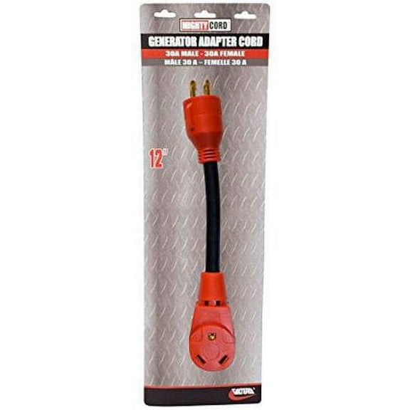 Valterra Products LLC A10-G30430 GEN30AMP 4P TO 30AMP ADAPTER CORD, 12IN, BULK / EA