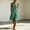 Green plus size boho mini dress a1, variant on Women Plus Size V Neck Sleeveless Button Down Boho Mini Dresses A-Line Casual Travel Swing Sundresses Clothes Travel Outfits, Green XL