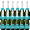 Veuve Du Vernay Zero Alcohol Free Non-Alcoholic Vegan Sparkling White Wine from France | 12 PACK