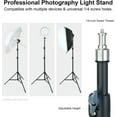 thumbnail image 5 of 7ft Durable Light Tripod Stand For Photo Video Studio Lighting Photography for Studio, Portrait, Video Shooting, 5 of 13