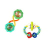 Bright Starts Shake & Spin 2Piece Rattle & Teether Set, Ages 3 Months +
