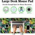 thumbnail image 2 of Hawaiian Pineapple Gaming Mouse Pad Large 35.4" x 15.7" NonSlip Rubber Base Mouse Pad with Pineapples, Palm Leaves, and Flowers for Game Office Use, Perfect for Gamers, 2 of 6