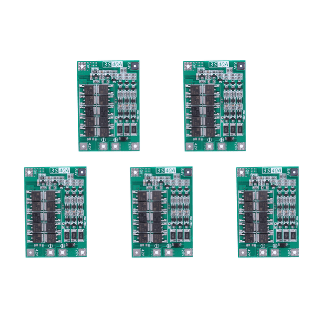 Módulo cargador batería litio Li-Ion 18650 BMS para taladro (equilibrio 3S 40A)