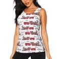 thumbnail image 1 of Balery Retro Train Camiseta sin mangas estampada ligera para mujer, tops de entrenamiento sin mangas, camisetas de yoga transpirables de secado rápido.-Medium, 1 of 7