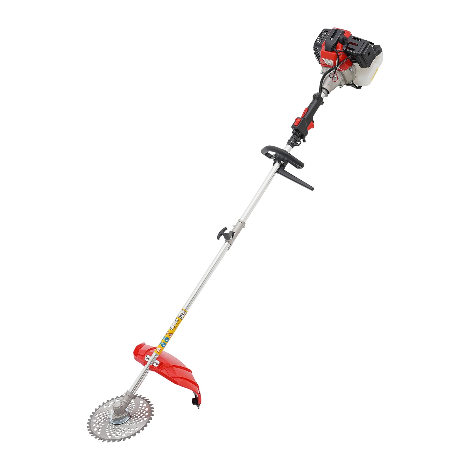 52CC Gas String Trimmer 2-Stroke Brush Cutter Straight Shaft Weed Eater Versatile and Durable Gardening Tool Mower with Diaphragm-type Carburetor Side-Attached Carrying Type