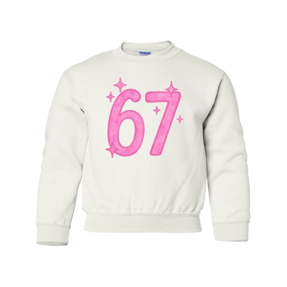 Inktastic 67 Tween Vibe Youth Sweatshirt