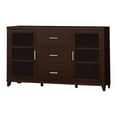 thumbnail image 3 of Maklaine Contemporary 4-piece Wood Entertainment Center in Cappuccino, 3 of 6
